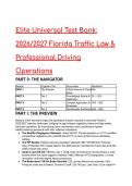 Elite Florida Traffic Law Test Bank &lpar;2026&sol;2027&rpar; &vert; CDL&comma; HB 837&comma; Isaiah&rsquo;s Law &vert; 60 S-Tier Questions & Analysis