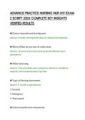 ADVANCE PRACTICE NURSING NUR 6111 EXAM&NewLine;2 SCRIPT 2026 COMPLETE KEY INSIGHTS&NewLine;VERIFIED RESULTS
