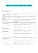 Praxis 5154 Exam Questions and Answers