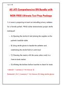 ATI COMPREHENSIVE RN BUNDLE WITH NGN 2026 &ndash; ULTIMATE TEST PREP PACKAGE &vert; 200 ACTUAL EXAM QUESTIONS & CORRECT ANSWERS WITH RATIONALES&NewLine;&NewLine;