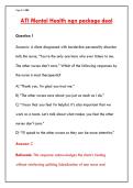 ATI MENTAL HEALTH NGN EXAM 2026 &ndash; COMPLETE PACKAGE DEAL WITH 200 QUESTIONS&comma; CORRECT ANSWERS & RATIONALES&NewLine;&NewLine;