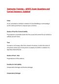 Instructor Training &ndash; GPSTC Exam Questions and Correct Answers&vert; 2026&sol;2027 Updated