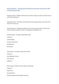 Med Surg Week 1 - Perioperative Nursing Exam Questions and Answers With&NewLine;Verified Solutions 2025