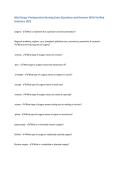 Med-Surge&colon; Perioperative Nursing Exam Questions and Answers With Verified&NewLine;Solutions 2025