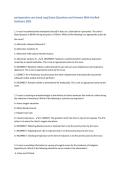 perioperative care &lpar;med surg&rpar; Exam Questions and Answers With Verified&NewLine;Solutions 2025&NewLine;