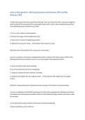 Intro to Perioperative - Med Surg Questions and Answers With Verified&NewLine;Solutions 2025