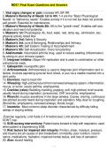 MDC1 Final Exam Questions and Answers