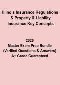 Illinois Insurance Regulations & Property & Liability Insurance PDF &vert; Study Guide&comma; Key Concepts & Exam Prep