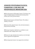 ADVANCED PATHOPHARMACOLOGICAL&NewLine;FOUNDATIONS 2 CORE DRUG AND&NewLine;PATHOPHYSIOLOGY BREAKDOWN 2026