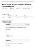 BIO 152 MODULE 1 EXAM 2026 - REQUIRES RESPONDUS LOCKDOWN BROWSER &plus; WEBCAM &vert; SOLVED 100&percnt; CORRECT -  PORTAGE LEARNING