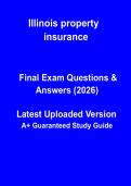 Illinois Property Insurance PDF &vert; Study Guide&comma; Coverage Concepts & Licensing Exam Prep