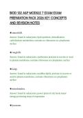 BIOD 152 A&P MODULE 7 EXAM EXAM&NewLine;PREPARATION PACK 2026 KEY CONCEPTS&NewLine;AND REVISION NOTES&NewLine;