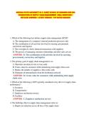 SCM 300 &sol; SCM300 BUNDLED EXAMS COMPLETE VERSION 2026&sol;2027