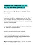 Smart Serve EXAMINATION SET 2026&NewLine;SOLVED QUESTIONS GRADED A&plus;
