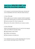 Smart Serve UPDATED SCRIPT 2026&NewLine;PRACTICE SOLUTIONS GRADED A&plus;&NewLine;