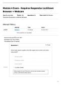 BIO 152 MODULE 4 EXAM 2026 - REQUIRES RESPONDUS LOCKDOWN BROWSER &plus; WEBCAM 100&percnt; CORRECT - PORTAGE&period;