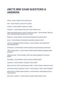 ABCTE MSE EXAM QUESTIONS & ANSWERS