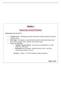 NUR 203 Final Review Module C Study Guide with Complete Solutions &vert; 100&percnt; Correct &vert; 2026 Update