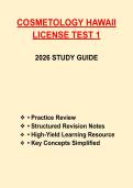 HAWAII COSMETOLOGY LICENSE &vert; STUDY GUIDE &vert; KEY CONCEPTS&comma; SAFETY & STATE BOARD REVIEW &vert; 2026