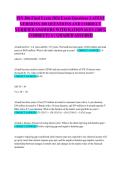FIN 306 Final Exam 2026 Exam Questions LATEST VERSIONS 200 QUESTIONS AND CORRECT VERIFIED ANSWERS WITH RATIONALES &lpar;100&percnt; CORRECT&rpar; A&plus; GRADED ASSURED 