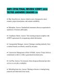 SMPS CPSM FINAL REVIEW SCRIPT 2026&NewLine;TESTED ANSWERS GRADED A&plus;&NewLine;