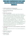SNHD AEMT COMPREHENSIVE STUDY GUIDE&NewLine;2026 FULL QUESTIONS AND SOLUTIONS&NewLine;GRADED A&plus;&NewLine;