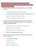 WGU D635 Practices for Inclusive Classrooms Section 2 &NewLine;Characteristics of Learners with Diverse Learning Needs Latest &NewLine;Update 2026 &vert; Exam Prep