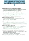 SMQT PACKAGED ACTUAL EXAM PAPER&NewLine;2026 QUESTIONS WITH ANSWERS GRADED&NewLine;A&plus;