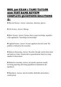 BIOL 320 EXAM 1 TAMU TAYLOR&NewLine;2026 TEST BANK REVIEW&NewLine;COMPLETE QUESTIONS SOLUTIONS&NewLine;A&plus;