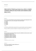 NMLS safe mortgage loan originator EXAM A&plus; GRADE ASSURED COMPLETE SOLUTIONS AND VERIFIED ANSWERS