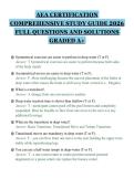 AEA CERTIFICATION&NewLine;COMPREHENSIVE STUDY GUIDE 2026&NewLine;FULL QUESTIONS AND SOLUTIONS&NewLine;GRADED A&plus;