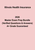 Illinois Health Insurance &ndash; Complete Study Guide&comma; Laws&comma; Coverage Concepts & Exam Prep PDF