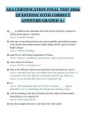 AEA CERTIFICATION FINAL TEST 2026&NewLine;QUESTIONS WITH CORRECT&NewLine;ANSWERS GRADED A&plus;