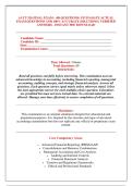 ACCT 526 FINAL EXAM - &lpar;80 QUESTIONS&rpar; UP-TO-DATE ACTUAL &NewLine;EXAM QUESTIONS AND 100&percnt; ACCURATE SOLUTIONS &vert; VERIFIED &NewLine;ANSWERS - INSTANT PDF DOWNLOAD