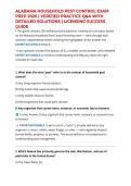 ALABAMA HOUSEHOLD PEST CONTROL EXAM PREP 2026 &vert; 200 VERIFIED PRACTICE Q&A WITH DETAILED SOLUTIONS &vert; LICENSING SUCCESS GUIDE