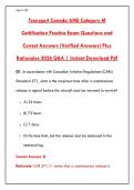 TRANSPORT CANADA AME CATEGORY M CERTIFICATION EXAM PREP &ndash; 200 VERIFIED QUESTIONS WITH DETAILED RATIONALES &vert; PASS YOUR AIRCRAFT MAINTENANCE ENGINEER LICENCE FIRST TRY&NewLine;&NewLine;