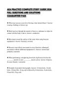 AEA PRACTICE COMPLETE STUDY GUIDE 2026&NewLine;FULL QUESTIONS AND SOLUTIONS&NewLine;GUARANTEED PASS