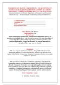 COSMETOLOGY HAWAII LICENSE EXAM - &lpar;100 QUESTIONS&rpar; UP&NewLine;TO-DATE ACTUAL EXAM QUESTIONS AND 100&percnt; ACCURATE &NewLine;SOLUTIONS &vert; VERIFIED ANSWERS - INSTANT PDF DOWNLOAD 