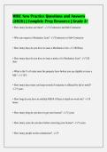 MHIC New Practice Questions and Answers&NewLine;&lpar;2026&rpar; &vert; Complete Prep Resource &vert; Grade A&plus;
