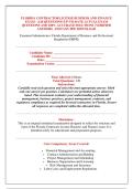 FLORIDA CONTRACTOR LICENSE BUSINESS AND FINANCE &NewLine;EXAM - &lpar;120 QUESTIONS&rpar; UP-TO-DATE ACTUAL EXAM &NewLine;QUESTIONS AND 100&percnt; ACCURATE SOLUTIONS &vert; VERIFIED &NewLine;ANSWERS - INSTANT PDF DOWNLOAD 