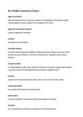 NJ Health Insurance Exam &ndash; Complete Study Guide with Definitions & Concepts