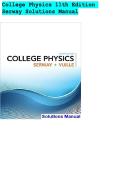 Solutions Manual&colon; College Physics &lpar;11th Edition&rpar; &ndash; Serway & Vuille &vert; Topic 2&colon; Motion in One Dimension