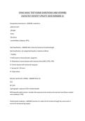 CRNA BASIC TEST EXAM&vert;QUESTIONS AND VERIFIED ANSWERS&vert;NEWEST UPDATE 2026&vert;GRADED A&plus;