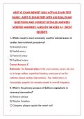 ARRT CI EXAM PREP 2026 TEST BANK&colon; 650 REAL QUESTIONS & CORRECT ANSWERS &vert; CARDIAC INTERVENTIONAL RADIOGRAPHY CERTIFICATION STUDY GUIDE&NewLine;&NewLine;