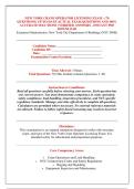 NEW YORK CRANE OPERATOR LICENSING EXAM - &lpar;70 &NewLine;QUESTIONS&rpar; UP-TO-DATE ACTUAL EXAM QUESTIONS AND 100&percnt; &NewLine;ACCURATE SOLUTIONS &vert; VERIFIED ANSWERS - INSTANT PDF &NewLine;DOWNLOAD