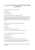 CRNA EXAM&vert;QUESTIONS AND VERIFIED ANSWERS&vert;NEWEST UPDATE 2026&vert;GRADED A&plus;