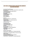 ACCT 526 UL LAFAYETTE FINAL EXAM SET WITH COMPLETE SOLUTIONS 2026-2027&excl;&excl;