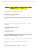 IEC Year 2 Mid-Term Exam Questions with Verified &NewLine;ANSWERS &lpar;Guaranteed Success&rpar; 