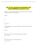 IEC 1st Year 3rd Quarter Exam Questions with &NewLine;Verified ANSWERS &lpar;Guaranteed Success&rpar; 