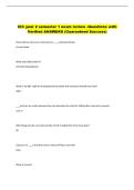 IEC year 2 semester 1 exam review -Questions with &NewLine;Verified ANSWERS &lpar;Guaranteed Success&rpar; 